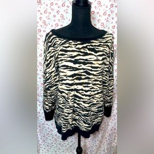 Plus Size Jones New York Animal Print Top
